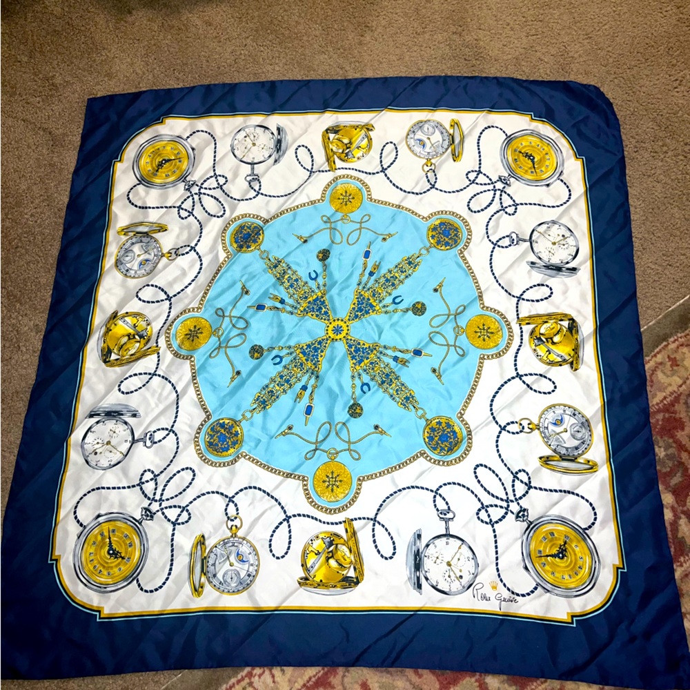 Rolex Geneva Swiss made 100% Silk scarf